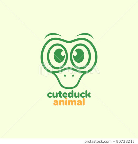 cute face duck green logo design vector graphic symbol icon illustration creative idea cute face duck green logo design vector graphic symbol icon illustration creative idea 90728215