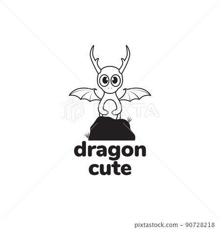 little cartoon dragon cute with rocks logo design vector graphic symbol icon illustration creative idea little cartoon dragon cute with rocks logo design vector graphic symbol icon illustration creative idea 90728218