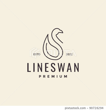 continuous line simple swan logo design vector graphic symbol icon illustration creative idea continuous line simple swan logo design vector graphic symbol icon illustration creative idea 90728294
