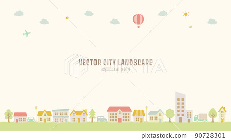 Vector cityscape illustration 90728301