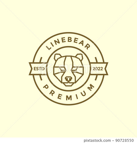line polygon head bear badge logo design vector graphic symbol icon illustration creative idea line polygon head bear badge logo design vector graphic symbol icon illustration creative idea 90728550