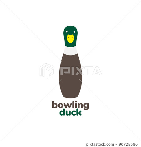 pin bowling with duck cute logo design vector graphic symbol icon illustration creative idea pin bowling with duck cute logo design vector graphic symbol icon illustration creative idea 90728580