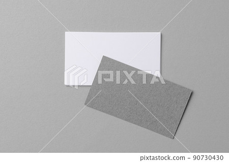 Business mock up cards with copy space on grey Business mock up cards with copy space on grey 90730430