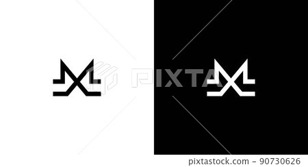 Modern and unique letter MX initials logo design 2 Modern and unique letter MX initials logo design 2 90730626