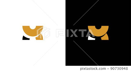 modern and unique letter X initials logo design 90730948