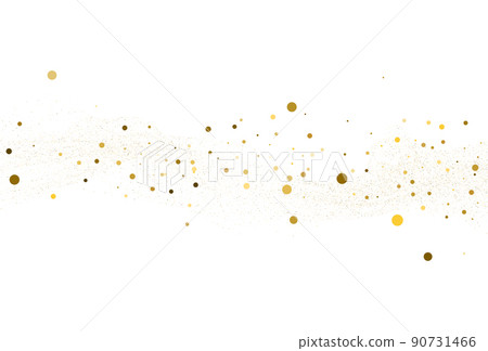 Light silver gold glitter confetti. Light background. 90731466