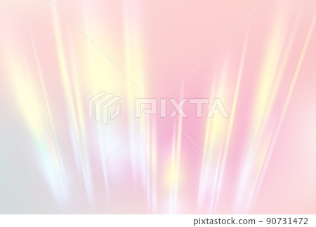 Rainbow prism flare lens realistic effect. Vector illustration of light refraction texture 90731472