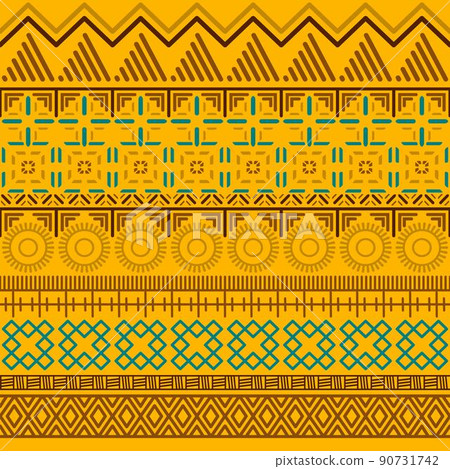 Tribal ethnic seamless pattern. 90731742