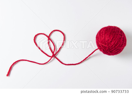 心形紅紗 90733733