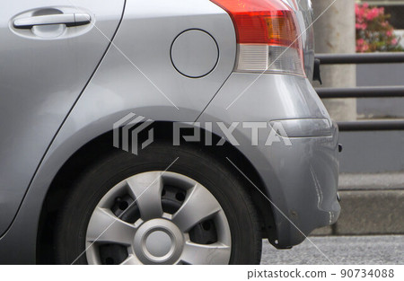 Passenger car rear bumper 90734088