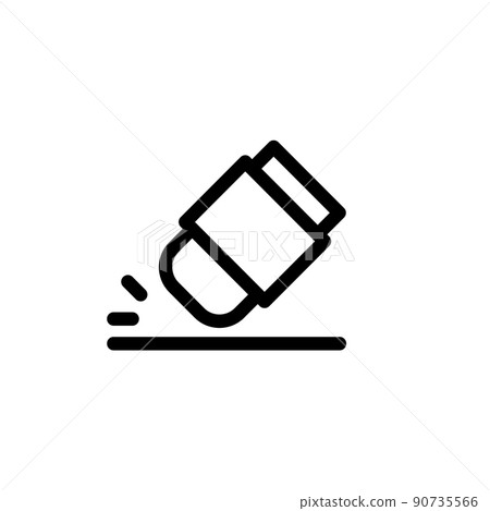 Illustration Vector Graphic of Eraser Icon 90735566
