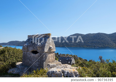 Ruins on Lycian way 90736395