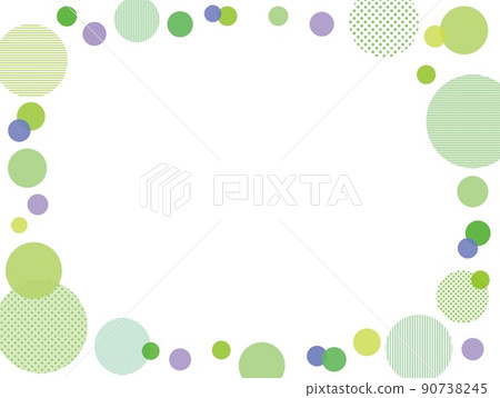 Dot frame white background Dot frame white background 90738245