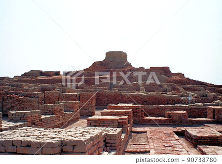 Indus Valley Civilization Mohenjo-daro Ruins Central Shrine 90738780