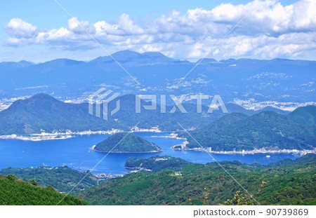 達摩山的景色，駿河灣的絕景 90739869