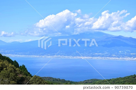 達摩山的景色，駿河灣的絕景 90739870