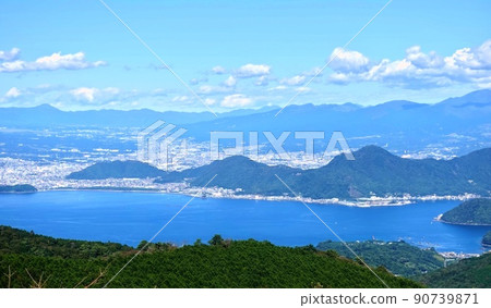 達摩山的景色，駿河灣的絕景 90739871