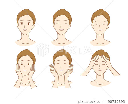 Face wash massage-skin care women Face wash massage-skin care women 90739893