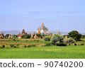 Bagan Davigne Temple, one of the world's three largest Buddhist sites 90740200