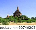 Bagan Davigne Temple, one of the world's three largest Buddhist sites 90740203