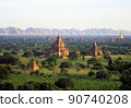 Bagan, the world's three largest Buddhist archaeological sites 90740208