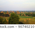 Bagan, the world's three largest Buddhist archaeological sites, innumerable Pakoda 90740210