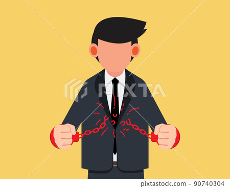 Business fetter and freedom. Business fetter and freedom. 90740304