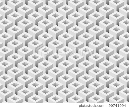 abstract white and gray tone vector background, brick perspective with shadow modern concept, space for text or message web design 90741994