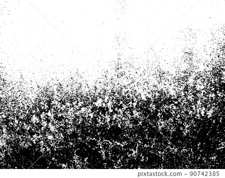 Black and white grunge. Distress overlay texture. Abstract surface dust and rough dirty wall background concept.  Distress illustration simply place over object to create grunge effect. Vector EPS10. 90742385