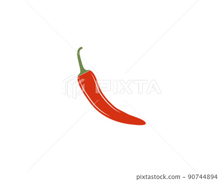 Food, pepper, chilli icon. Vector illustration. Flat design. 90744894