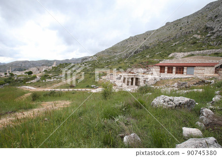 Ruins of the Turkish sky Sagarassos Ruins of the Turkish sky Sagarassos 90745380