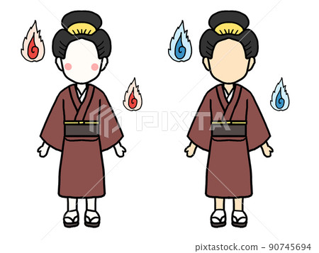 兩個 Noppera-bo 的插圖 90745694