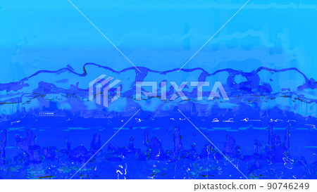 Blue water flowing background, advertising product promotion, 3D rendering. Blue water flowing background, advertising product promotion, 3D rendering. 90746249