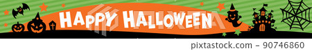 萬聖節快樂人物和背景插圖 萬聖節快樂人物和背景插圖 90746860