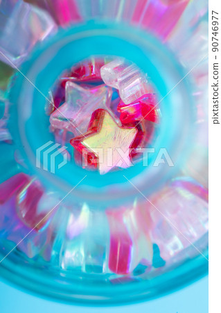 Star in a glass bottle Star in a glass bottle 90746977