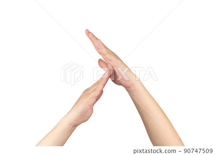 TimeOut sign and simbol from Asian human hand with isolate white background and clipping path. TimeOut sign and simbol from Asian human hand with isolate white background and clipping path. 90747509