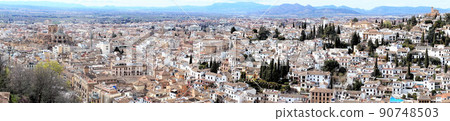 Cityscape of Granada, Spain Cityscape of Granada, Spain 90748503