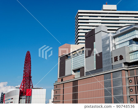 大阪梅田HEP FIVE摩天輪和阪急百貨 大阪梅田HEP FIVE摩天輪和阪急百貨 90748536