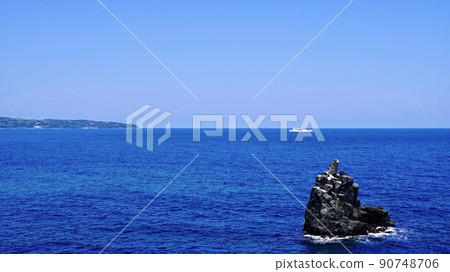 Sakyobana, a strange rock protruding from the sea in Iki 90748706