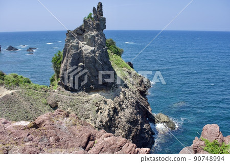 Shimane Peninsula 42ura Shimanecho Tako Stone Pillar Shimane Peninsula 42ura Shimanecho Tako Stone Pillar 90748994