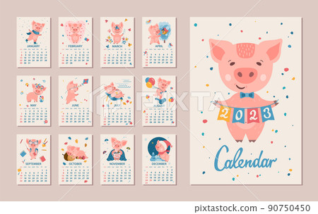 2023 year of the Rabbit 19 calendar 90750450