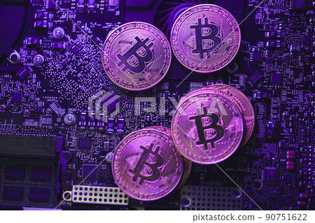 Bitcoin cryptocurrency 90751622