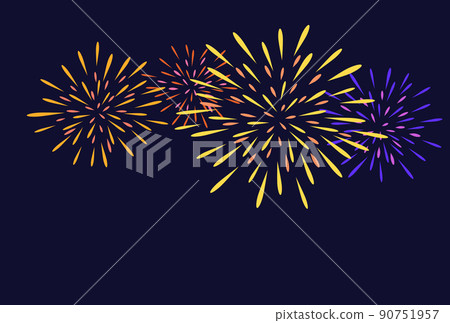 煙花插畫夜 煙花插畫夜 90751957