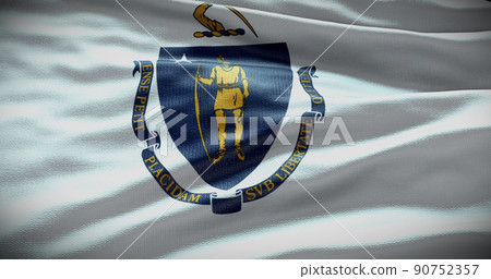 Massachusetts state flag background illustration, USA symbol backdrop Massachusetts state flag background illustration, USA symbol backdrop 90752357