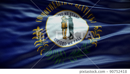 Kentucky state flag background illustration, USA symbol backdrop Kentucky state flag background illustration, USA symbol backdrop 90752418