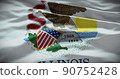 Illinois state flag background illustration, USA symbol backdrop 90752428