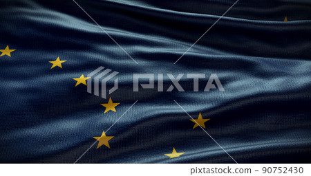 Alaska state flag background illustration, USA symbol backdrop 90752430