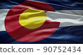 Colorado state flag background illustration, USA symbol backdrop 90752434