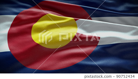 Colorado state flag background illustration, USA symbol backdrop Colorado state flag background illustration, USA symbol backdrop 90752434