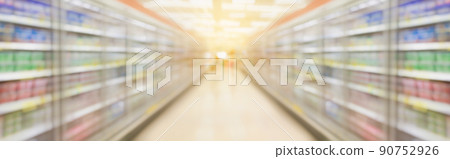 supermarket aisle blur background supermarket aisle blur background 90752926